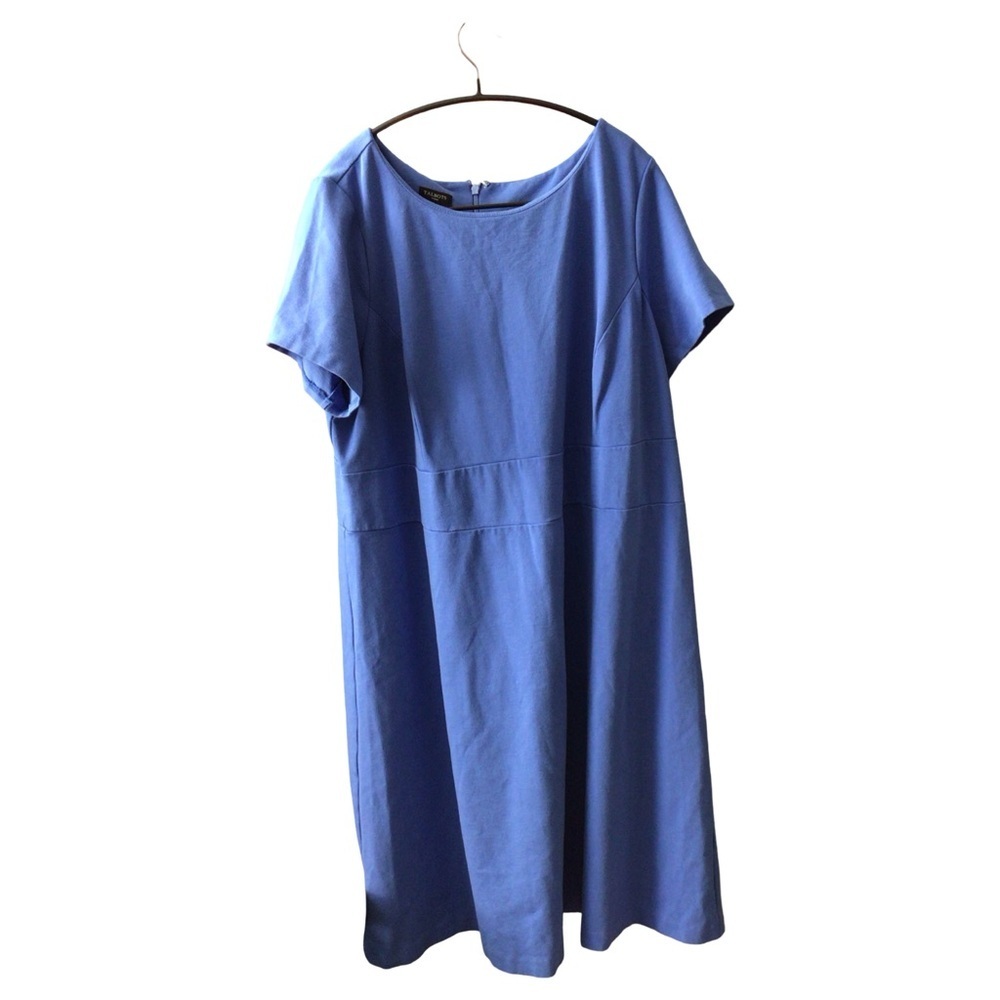 Talbots Elegant Blue Midi Dress size 16W